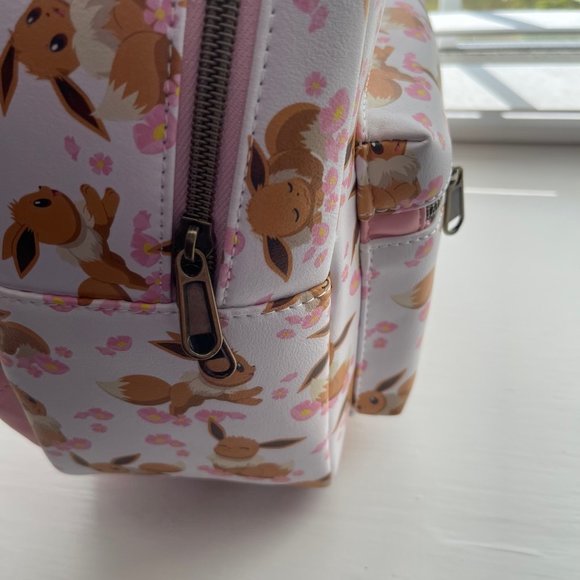 Loungefly Pokemon Eevee Sakura Mini Backpack and Cardholder Set - Picture 12 of 16